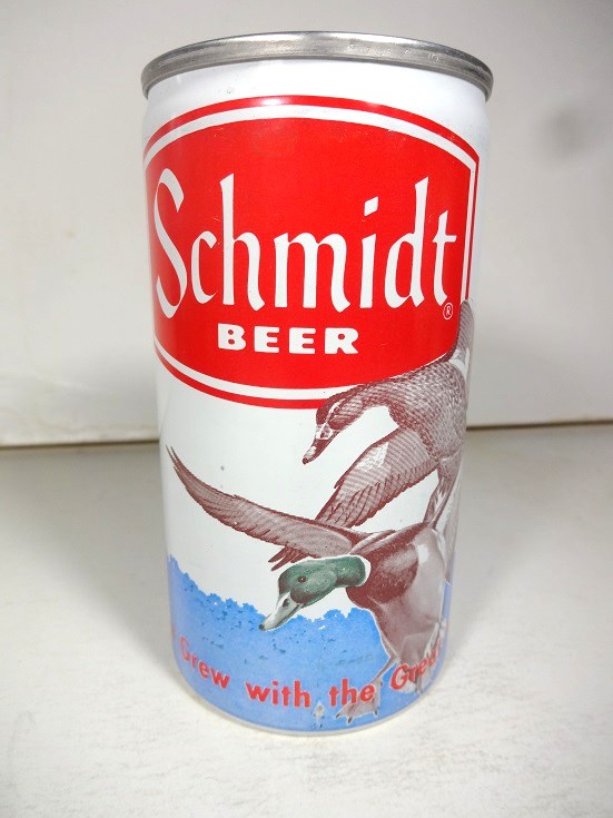 Schmidt - Ducks - aluminum w red letters - Click Image to Close